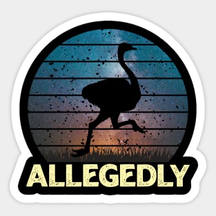 Allegedly Funny Sticker